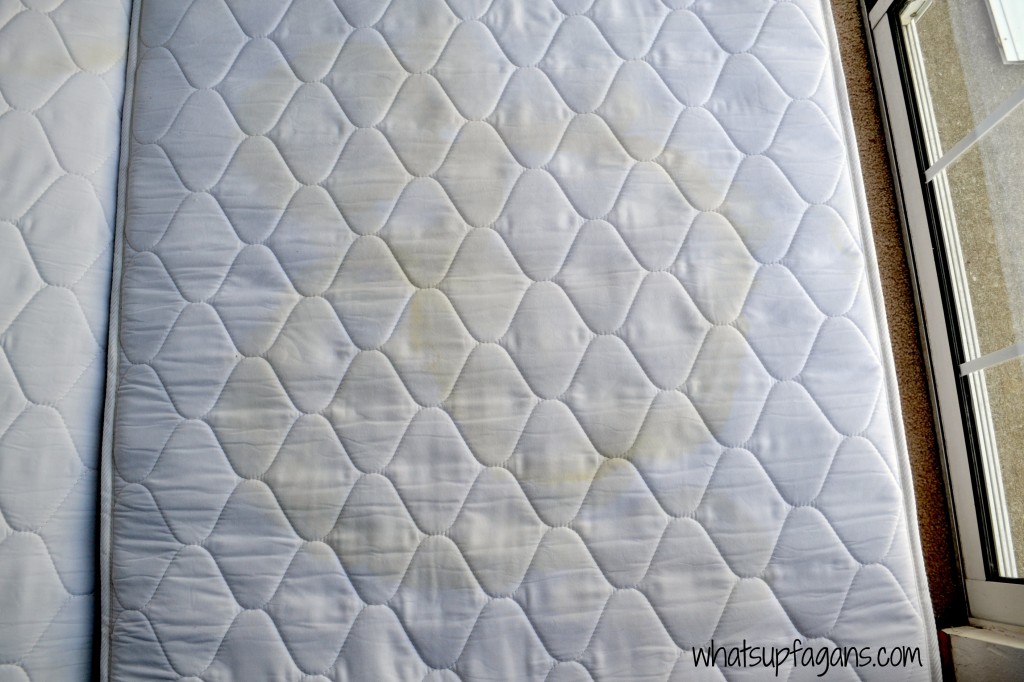 What's the best way to clean stains on a mattress?