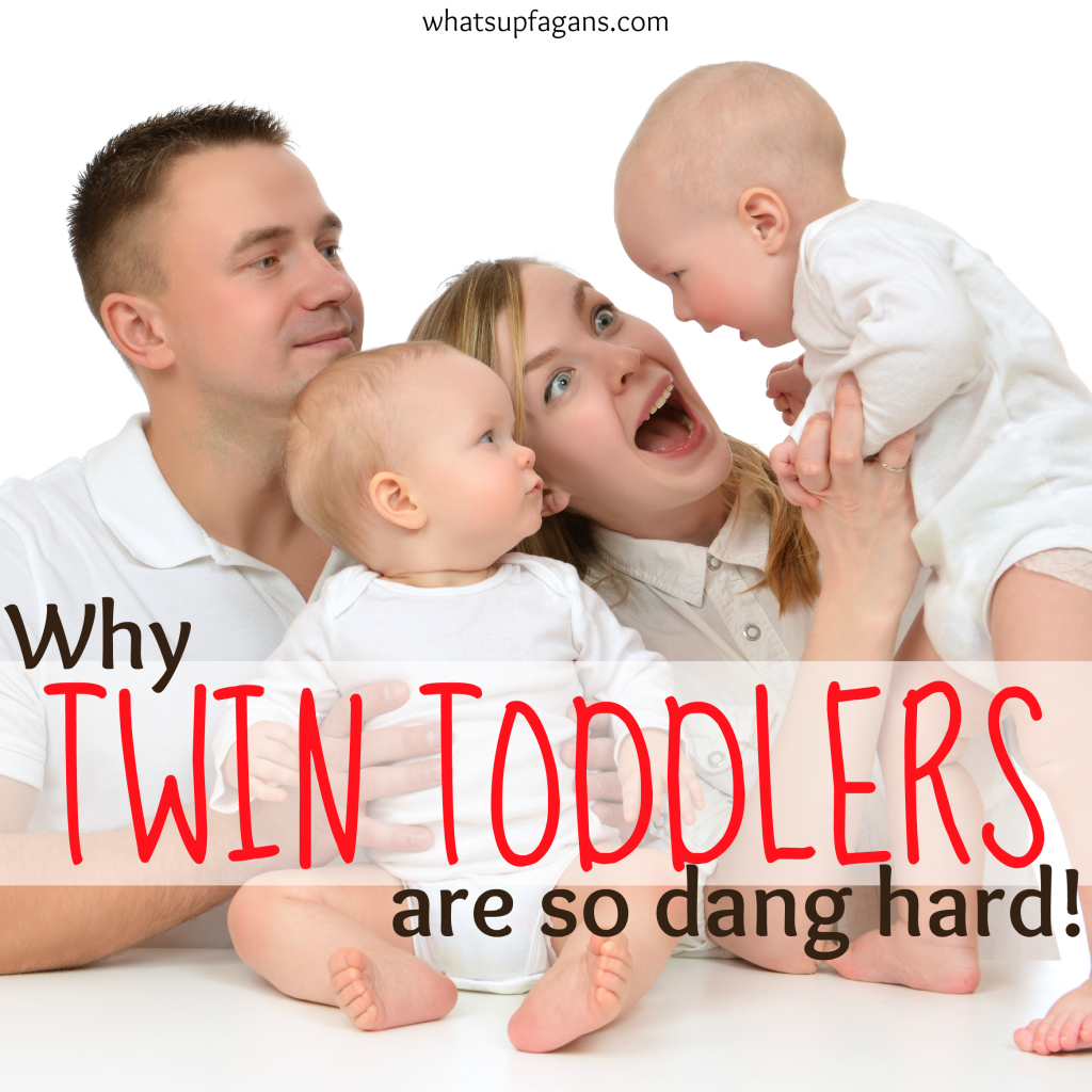 Wow! Parenting and raising twins is  hard, especially when they are twin toddlers.  But, I do love this mom's attitude about how best to handle all the craziness!