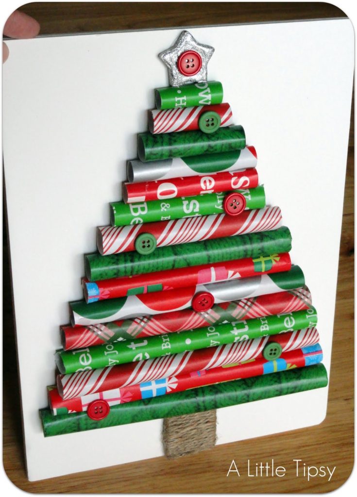 christmas-wrapping-paper-tree-craft