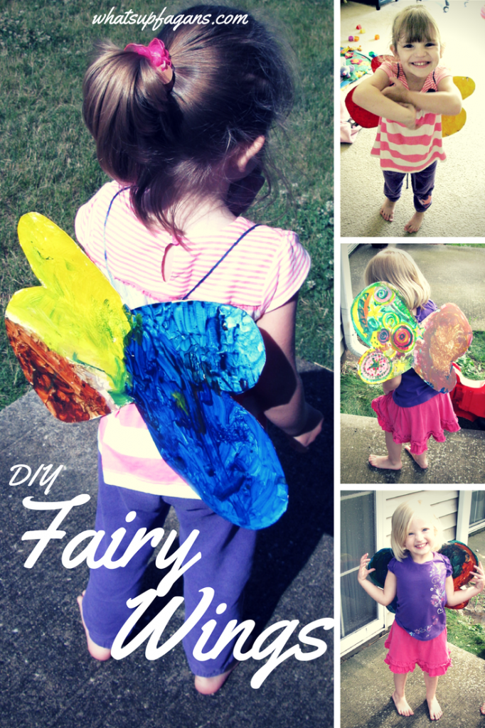 Tutorial for DIY Toddler Fairy WIngs craft