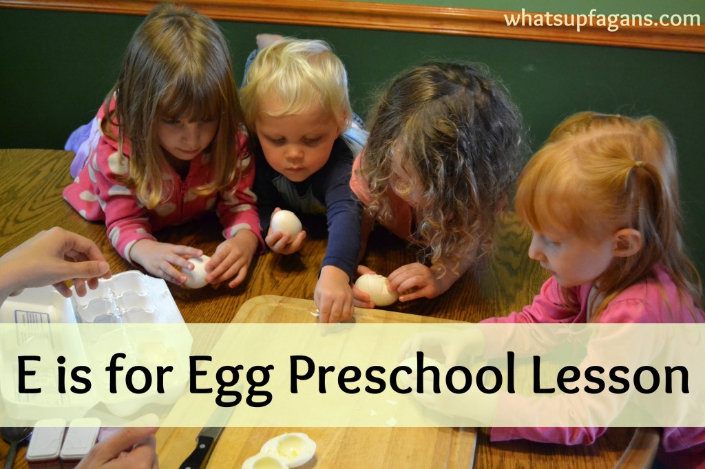 E is for egg preschool