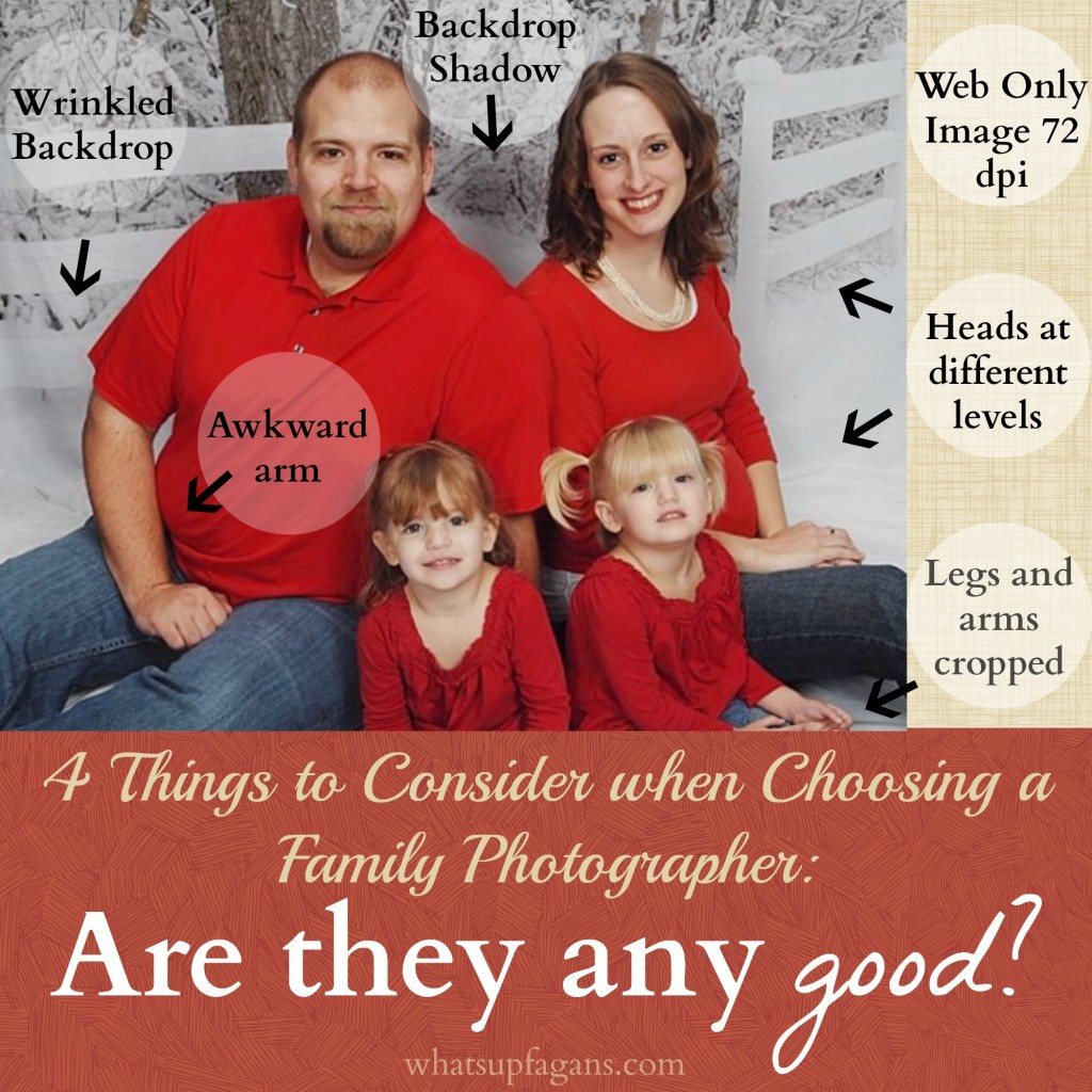 Four things to consider when choosing a family photographer - Are they any good? How much should I pay? Do they work well with families? And do they offer prints and digital images? | whatsupfagans.com
