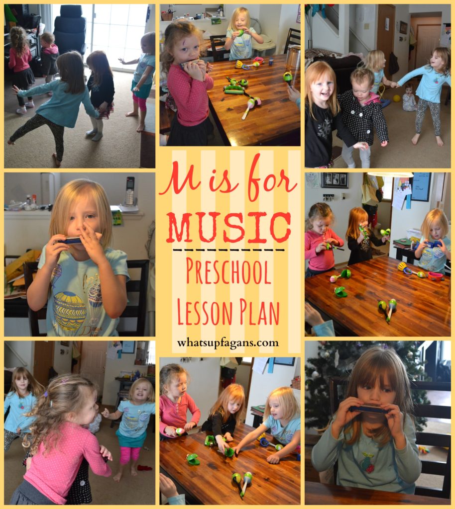 Letter M Activities for Preschool: M is for Music Lesson