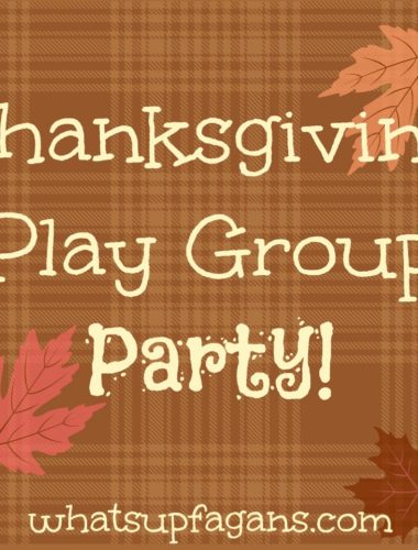 Some cool ideas for throwing a Thanksgiving party for the kids! What fun playgroup ideas!