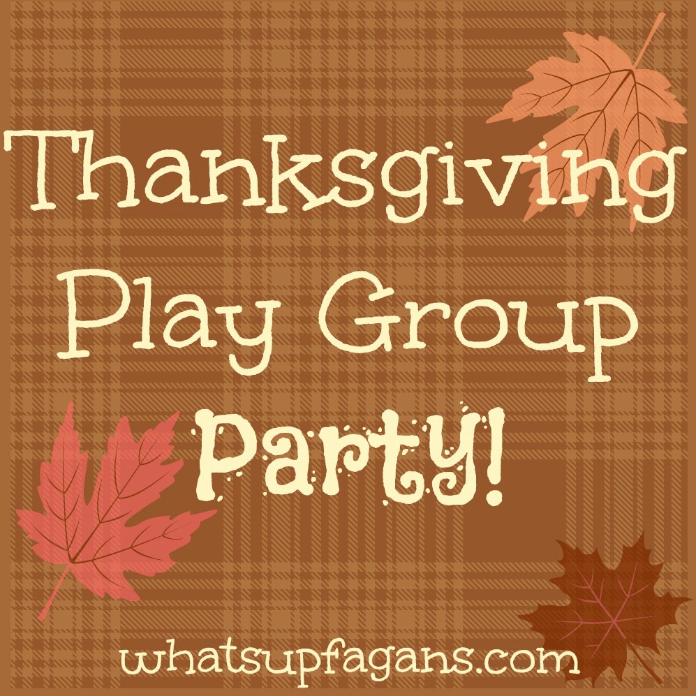Some cool ideas for throwing a Thanksgiving party for the kids! What fun playgroup ideas!