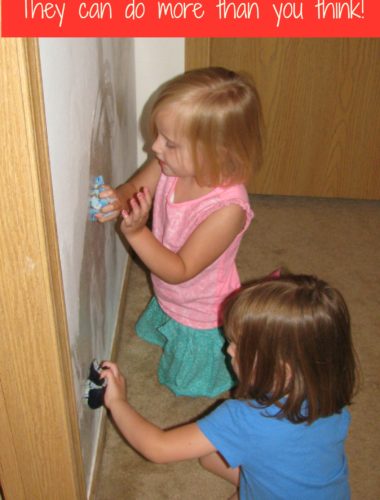 Regular Chores for Three Year Olds - They can do more than you think! whatsupfagans.com