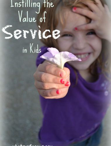 Instilling the Value of Service in Kids - How one family is working together to serve. whatsupfagans.com