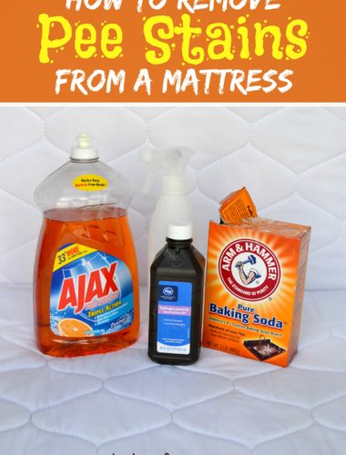 How to Remove Pee Stains from your mattress, and remove the smell!