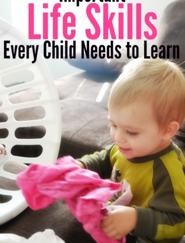 Awesome list of life skills for kids to learn, expecially preschoolers! Love these tips!