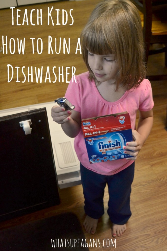 Teach Kids How to Run a Dishwasher