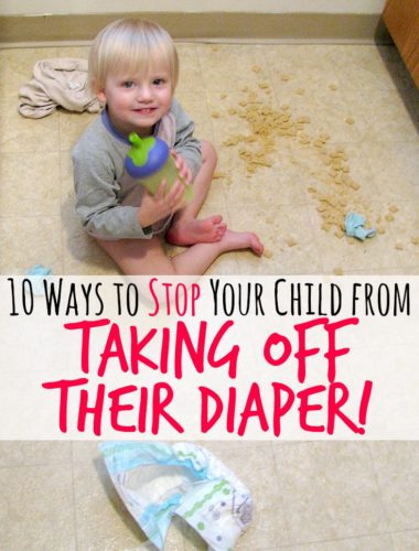 Great advice! So glad I found this. This gives me some new ideas for how to stop my child taking off their diaper all the time!