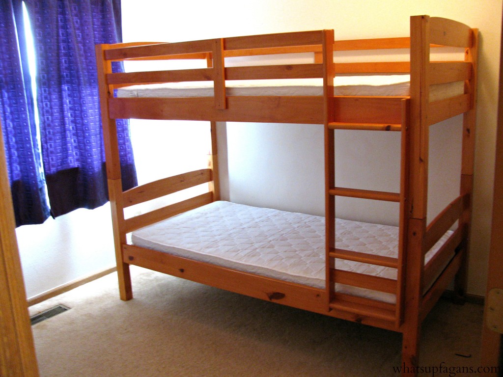 Bunk beds are a great sleeping option for twins!