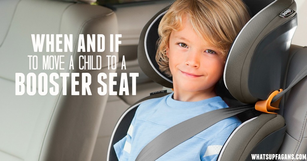 When and if to move a child to a booster seat
