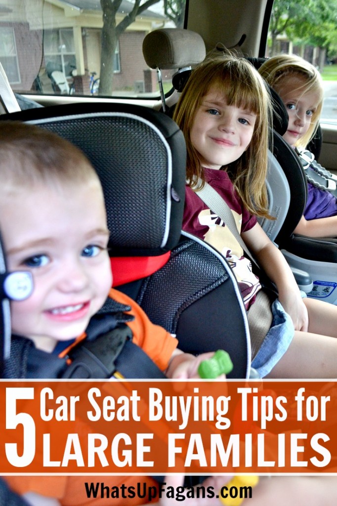 When you are the parent of multiple children who need car seats, it can get tricky logistically. This tips for buying car seats for large families are very helpful when deciding what car seats to buy.