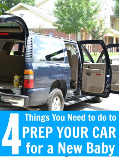 How to prepare for a new baby - make sure you prep your car!