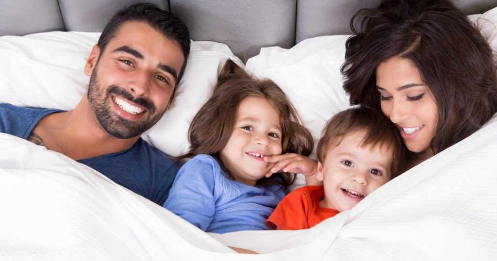 Everyday Family Traditions are so important! My family loves snuggling in bed first thing in the morning. 