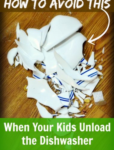 Great tips on having kids unload dishwasher, but without (hopefully) breaking anything! Really want my child to do this chore but I've always been hesitant for this reason!