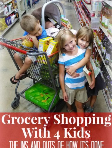 In case I ever need to know how to wrangle four kids at the grocery store as a mom. Good parenting tips too.
