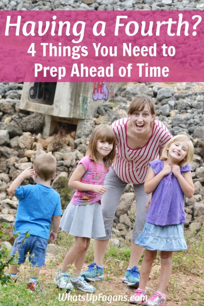 By the time you are having a fourth child, you are pretty much an expert mom! But, there are still things you need to do to get ready for a baby. Good reminder on how to prep for fourth baby (and how it's different from baby #1!)