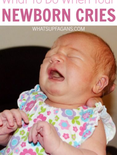 How to care for a newborn baby - tips from a veteran mom on what to do when baby cries.