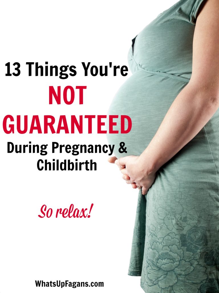 Know the facts! Not all women will experience these 13 pregnancy symptoms or birth experiences! 