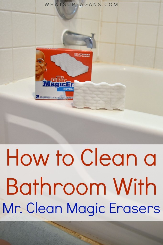 Cleaning bathroom tips - how to clean a bathtub. Wish I would have used this before.