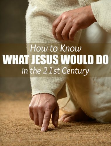 It can be really hard to know what Jesus would do today. He didn't live in a world like ours today. Love this insight into WWJD and the beautiful free Easter printable.
