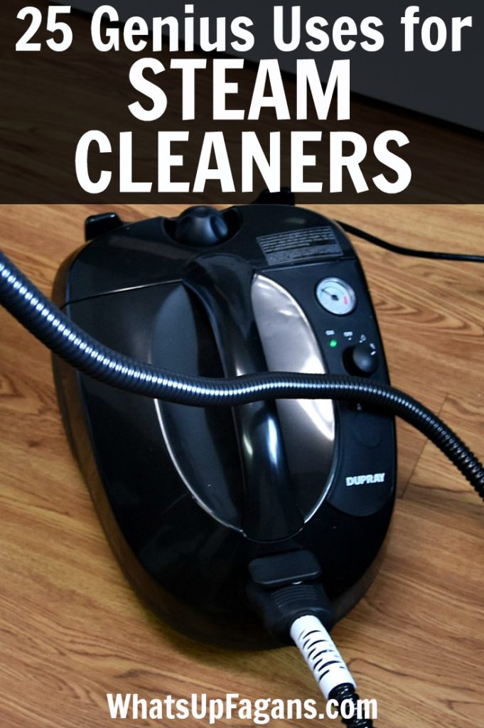 25 genius steam cleaner uses! If you want a great list of things to clean with your steam cleaning machine, these are great tips and ideas!