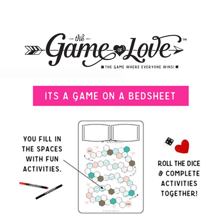 Game of Love Bedsheets - Date Night Made Easy!