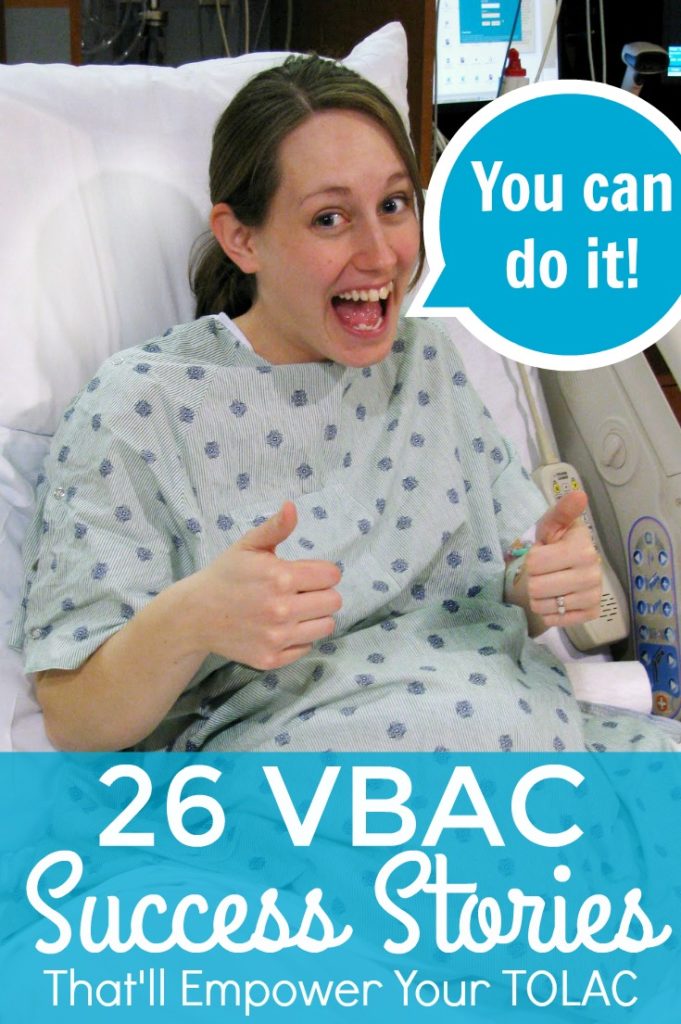 Great list of VBAC success stories! And it's broken down by whether or not they were induced, had an epidural, were home births, were after 40 weeks, and so on! So helpful for pregnant women who want to have a vaginal birth after a C-section!