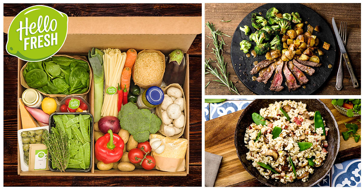 Hello Fresh Meal Services in a box delivered to home