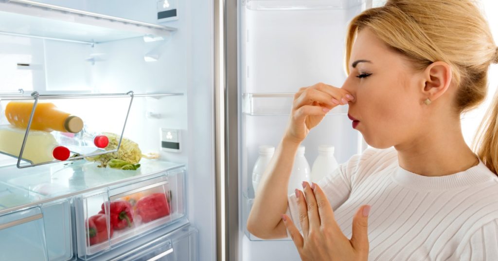 how to remove fridge odor and smells that are really bad - cleaning tips from a professional cleaner! Spring clean your kitchen refrigerator and deodorize and deep clean your appliance with these easy to follow instructions.