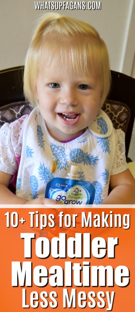 messy eater toddlers - meal time tips for moms of toddlers to limit messes 