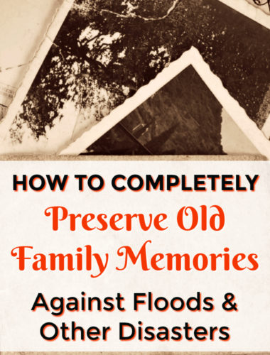 FREE Printable checklist resource on how to keep memories like old photos, journals, cassettes, tapes, vidoes, and more safe in the case of Hurricane, Flood, Fire, or other emergencies and disasters. Tips to Digitize Photos and backup.