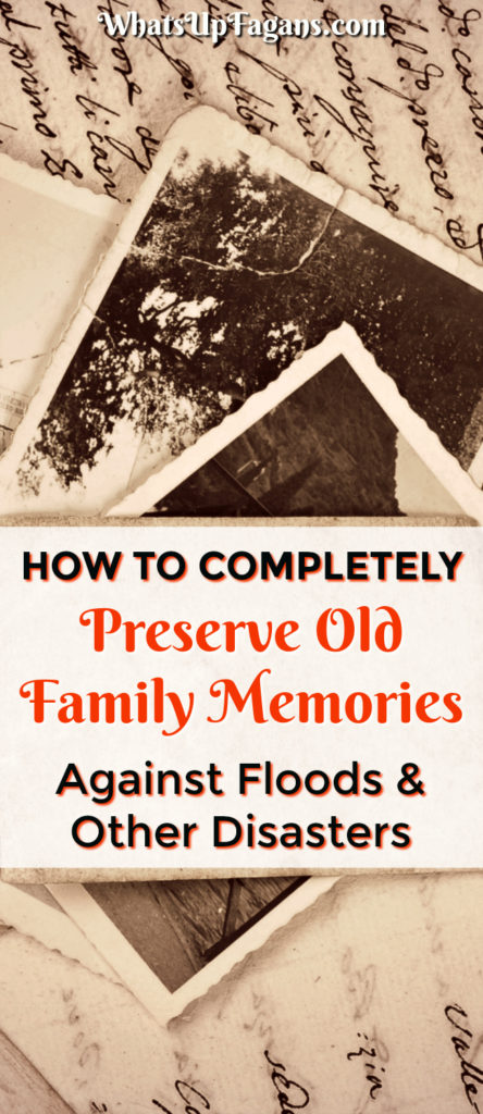 FREE Printable checklist resource on how to keep memories like old photos, journals, cassettes, tapes, vidoes, and more safe in the case of Hurricane, Flood, Fire, or other emergencies and disasters. Tips to Digitize Photos and backup.