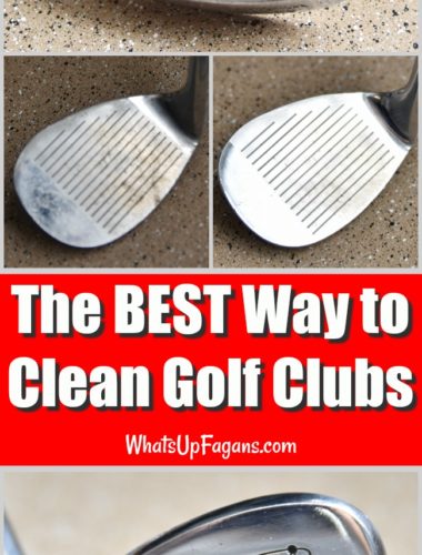 best way to clean golf clubs