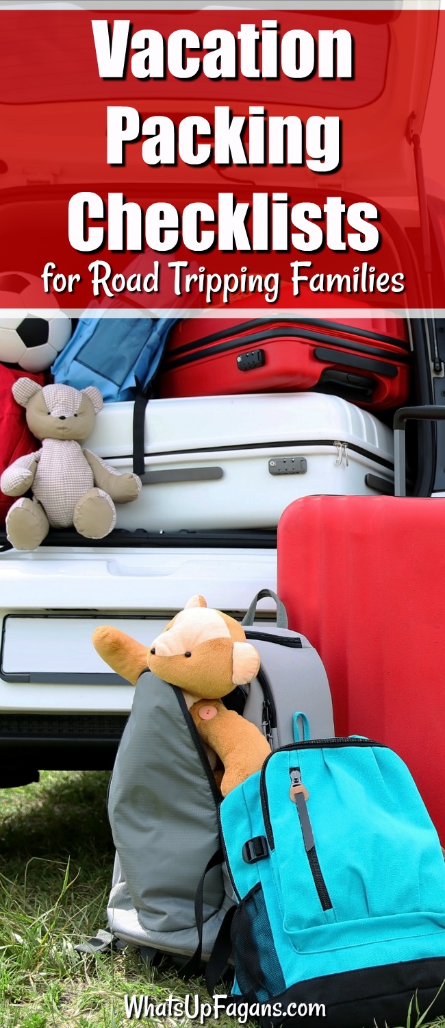 what to pack for a family vacation free packing checklist printable