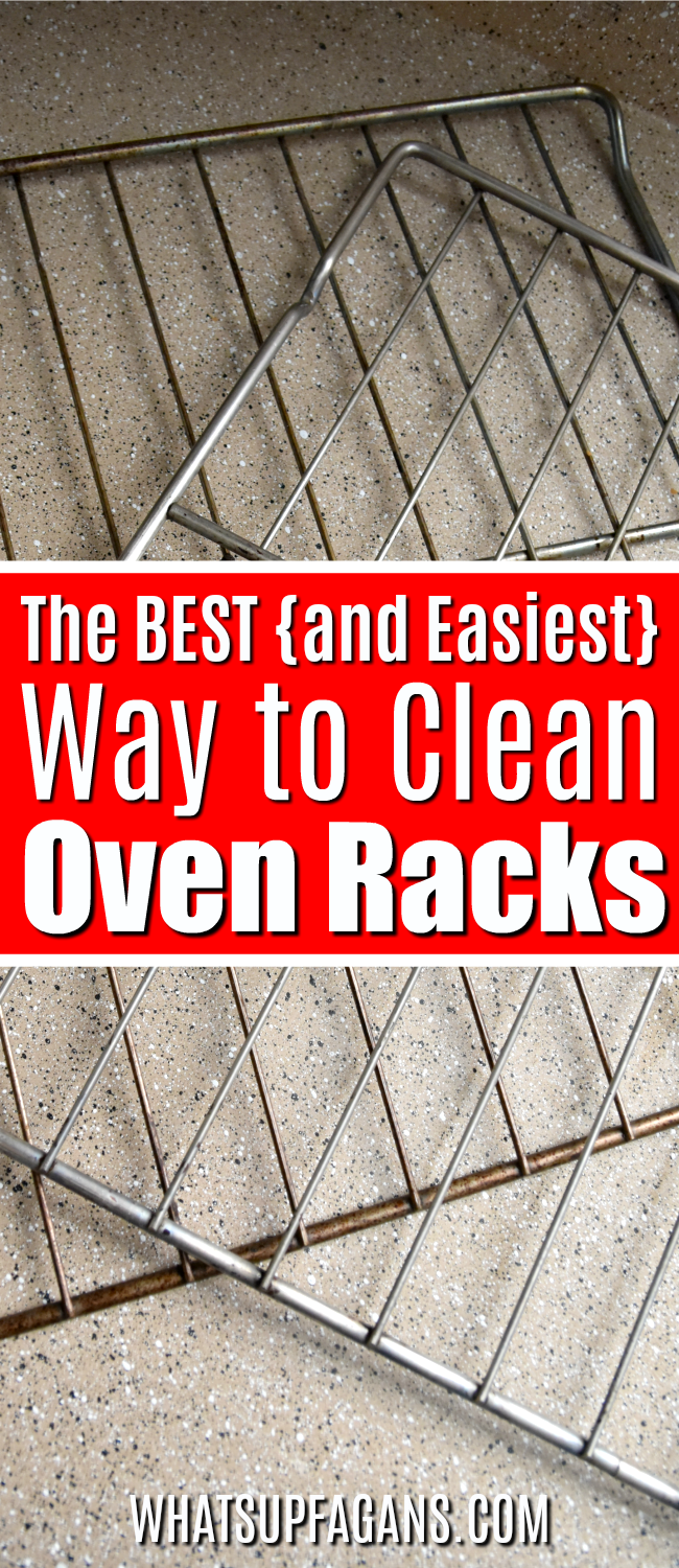 Seriously the BEST Way to Clean Oven Racks