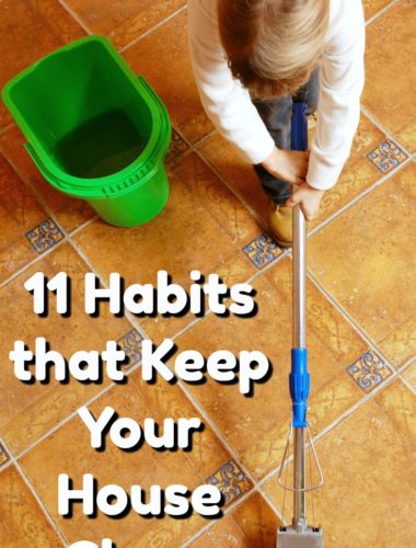how to keep house clean with kids | habits of people with clean homes