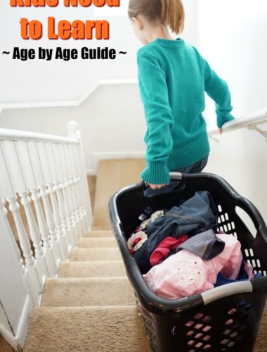 how to teach kids to do laundry - laundry skills - laundry chores