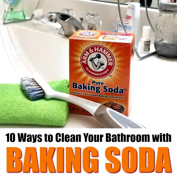 10 ways to clean your bathroom with baking soda. 