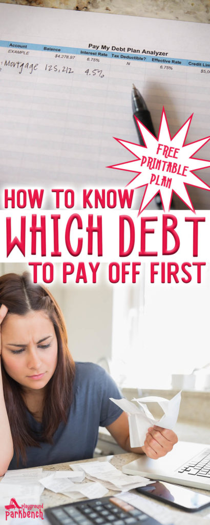 how to know which debt to pay off first