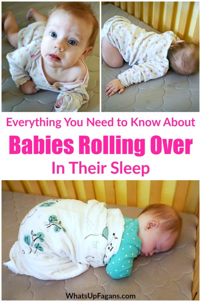 baby rolling over in sleep - what to do about baby rolling over in sleep