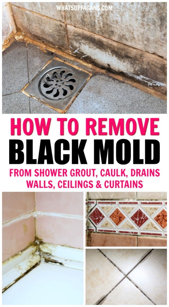 How To Get Rid Of Black Mold Anywhere, How To Remove Black Mold From Bathroom Walls