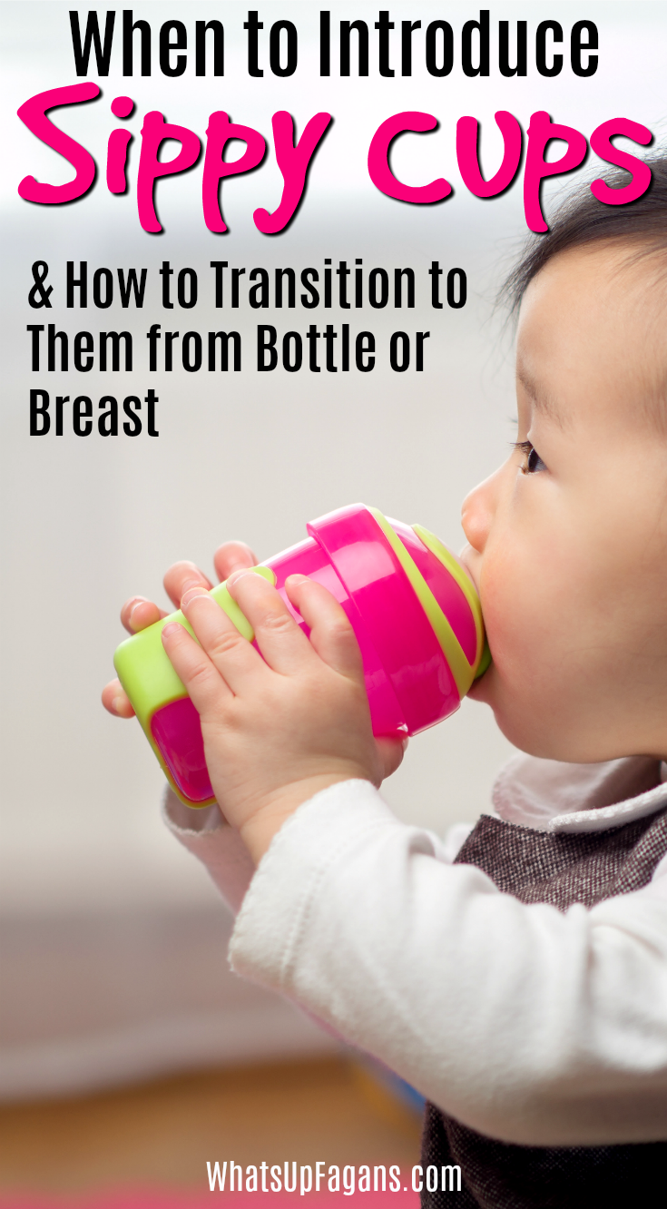 infant sippy cup instead of bottle