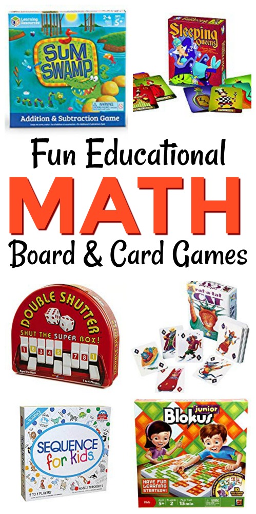 Best Educational Board Games and Card Games for Kids 3-18