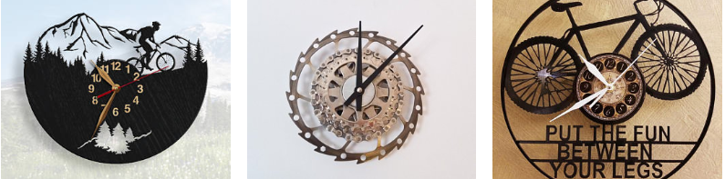 cool cycling gifts for cycling fanatics - cycling wall clocks