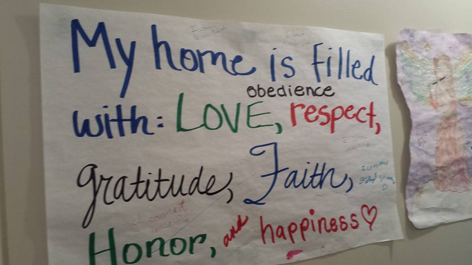 Christian family mission statement example from Stanton family