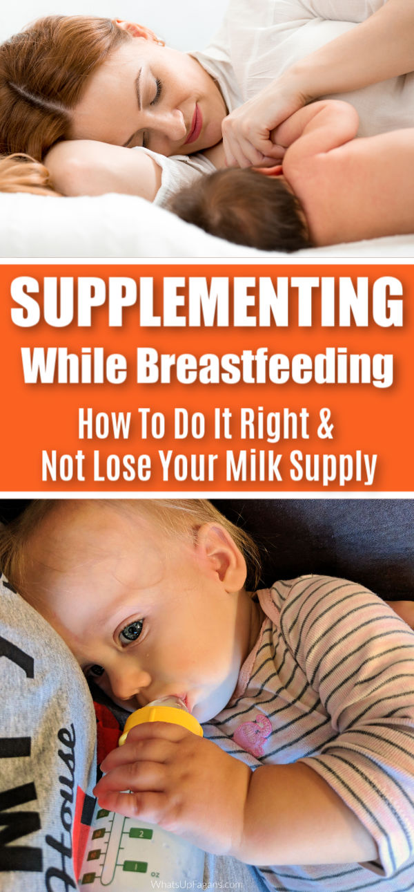 best way to supplement formula while breastfeeding